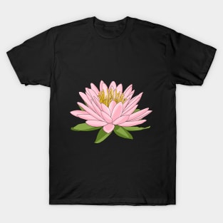 Pink lotus flower blooming T-Shirt